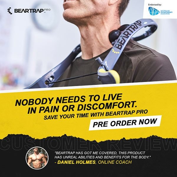 Beartrap Pro pre-order product ad with a customer review