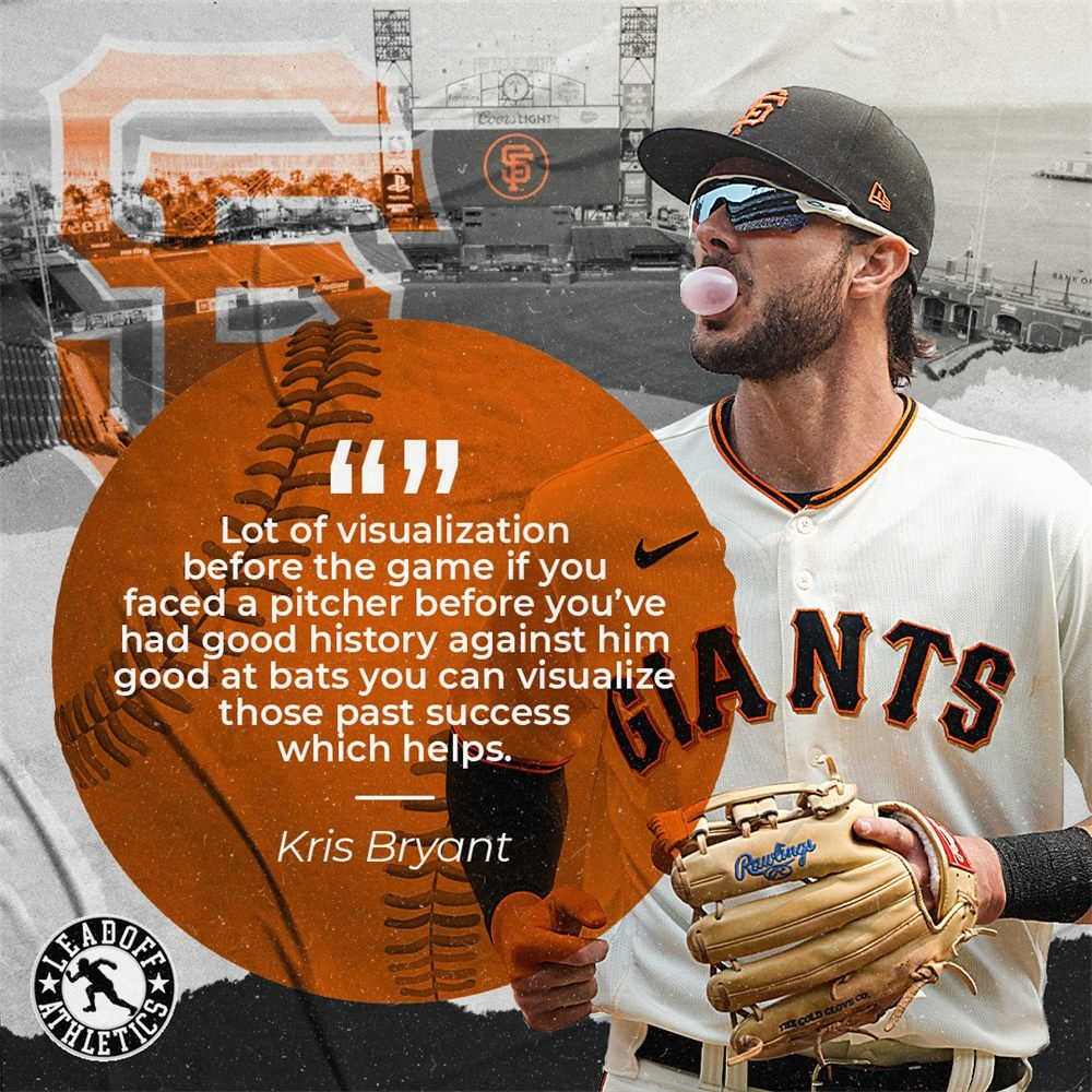 San Francisco Giants player quote graphic for Leadoff Athletics